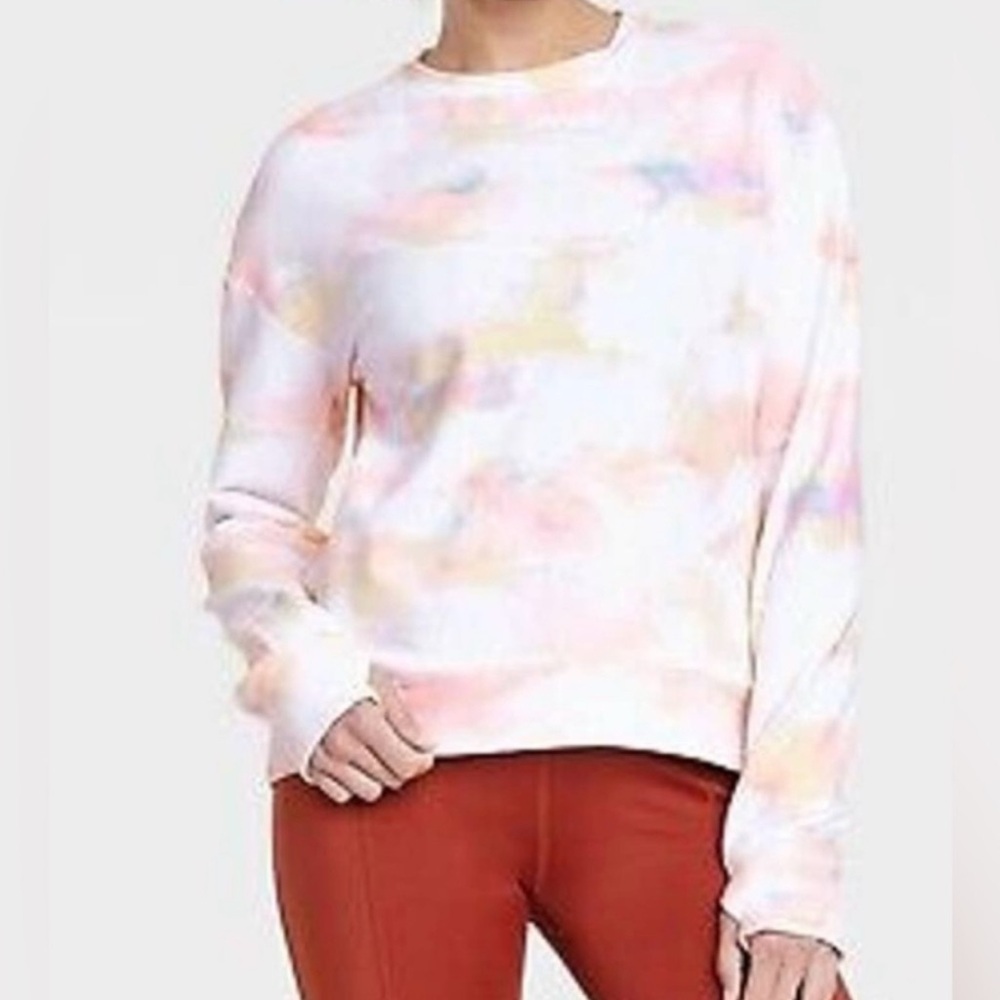 All in motion tie dye crew neck